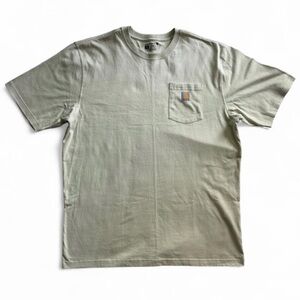 Carhartt XL Tall Mint Green K87 Pocket T-Shirt Heavyweight Loose Fit